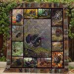 turkey bird hunting isor629 3d customized quilt d2314040