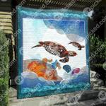 turtle in the ocean hur quilt bevrqy d2388501