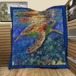 turtle reflection vf30 ntth011298 3d customized quilt d2314246