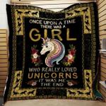 unicorn girl quilt blanket quilt d2324352