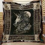 unicorn unicorn skull cla18120956q quilt blanket d2355483