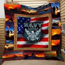 Us Navy Quilt Blanket Dhc0910529Vt