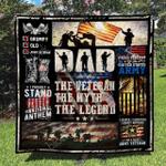 veteran dad blanket kc1307 quilt d2358207