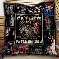 Veteran Dad Clm270639 Quilt Blanket