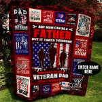 veteran dad personalized quilt blanket bbb110622sm d2355855
