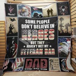 Veteran Dad Quilt Blanket Dhc1102242Td