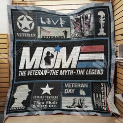 Veteran Mom Quilt Blanket Dhc1002923Td