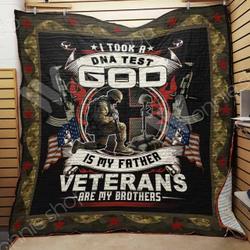 Veteran Quilt Blanket Dhc03021418Td