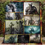 viking warrior men blanket kc1807 quilt d2356471