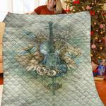 violin flower jfj14480 3d customized quilt 2707 d2313277