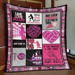 Volleyball Live Love Volley Quilt Blanket Dhc020120480Td