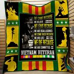 wed die because we are commited vietnam veteran quilt blanket great customized blanket gifts for