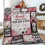 westie hv1 3d customized quilt d2312546