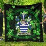 westloke or westlock ireland irish celtic shamrock knot circle jfj14783 3d customized quilt 2707