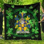 wethill ireland irish celtic shamrock knot circle jfj14799 3d customized quilt 2707 d2313747