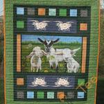 white goat family blanket th0107 quilt d2317655