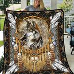 wild wolf quilt blanket great customized blanket gifts for birthday christmas thanksgiving d2348442