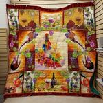 wine and grape quilt d2386754