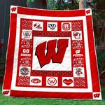 wisconsin badgers ver1 quilt blanket d2352054