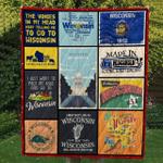 wisconsin cl14100545mdq quilt blanket d2380536
