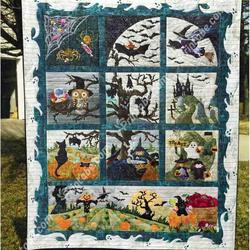 Witching You A Happy Halloween Blankets Lv01  Quilt