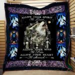 wolf and dreamcatcher cl22100556mdq quilt blanket d2380890