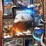 wolf beauty of wolfs quilt blanket dhc04011451dd d2380259