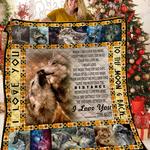 wolf couple i love you the most quilt blanket great customized blanket gifts for birthday christmas