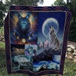 wolf in the night quilt d2386769