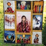 woman native 3d customized quilt d2313334