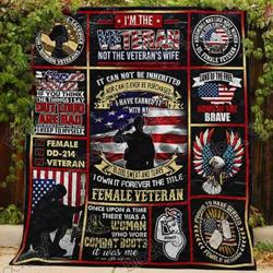 Women Veterans Blanket Kc1507 Quilt