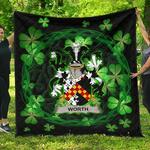 worth or mcworth ireland irish celtic shamrock knot circle jfj15154 3d customized quilt 2707