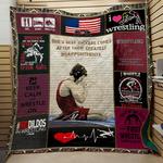 wrestling dad quilt d2386794