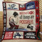 wrestling quilt blanket dhc1102820td d2358371