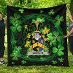 wright ireland irish celtic shamrock knot circle jfj15190 3d customized quilt 2707 d2313385