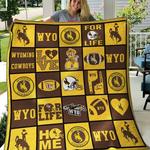 wyoming cowboys quilt blanket b080626 quilt d2321682