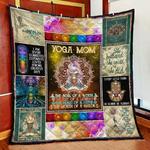 yoga mom the soul of a witch the heart of a hippie quilt blanket great customized blanket gifts for