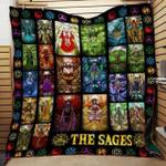 zelda hyrule triforce sage quilt blanket d2355698