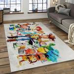a toy story characters cartoon movie carpet rectangle area rug for living room bedroom decor dark room ats02