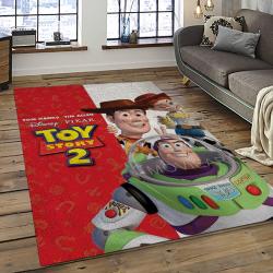 A Toy Story Characters Cartoon Movie Carpet Rectangle Area Rug For Living Room Bedroom Decor ATS03
