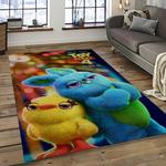a toy story characters cartoon movie carpet rectangle area rug for living room bedroom decor dark room ats08