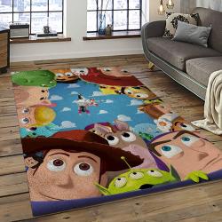A Toy Story Characters Cartoon Movie Carpet Rectangle Area Rug For Living Room Bedroom Decor ATS13