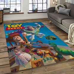 A Toy Story Characters Cartoon Movie Carpet Rectangle Area Rug For Living Room Bedroom Decor ATS19