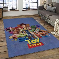A Toy Story Characters Cartoon Movie Carpet Rectangle Area Rug For Living Room Bedroom Decor ATS26