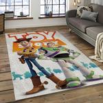 a toy story characters cartoon movie carpet rectangle area rug for living room bedroom decor dark room ats32