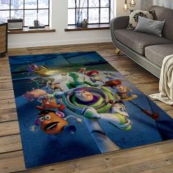 A Toy Story Characters Cartoon Movie Carpet Rectangle Area Rug For Living Room Bedroom Decor ATS41