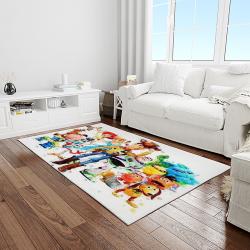 a toy story characters cartoon movie carpet rectangle area rug for living room bedroom decor light room ats02