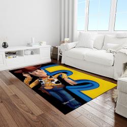 a toy story characters cartoon movie carpet rectangle area rug for living room bedroom decor light room ats06