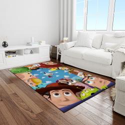a toy story characters cartoon movie carpet rectangle area rug for living room bedroom decor light room ats13