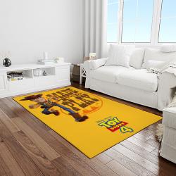 a toy story characters cartoon movie carpet rectangle area rug for living room bedroom decor light room ats27